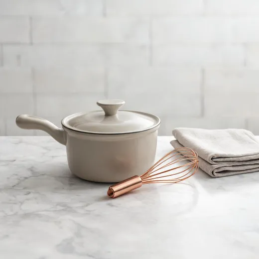 Saucepan with lid